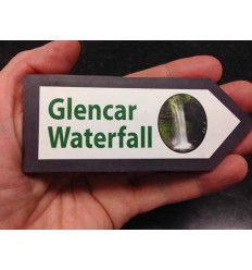 Glencar Waterfall Wooden Fridge Magnet