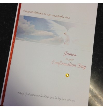 CONFIRMATION Personalised Card 2