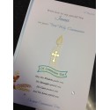 First Communion Personalised Card 1