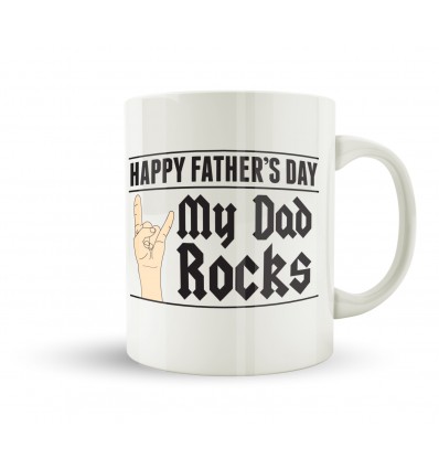 Dad Rocks Mug