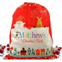 Elf Boy Personalised Christmas Sack