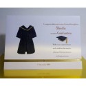 Graduation Personalised Card Gold