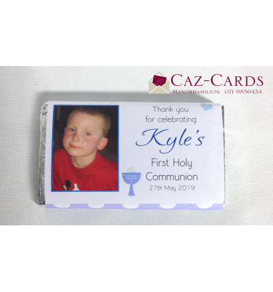 30 First Communion - Personalised Chocolate Bars
