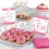 1st Communion Buffet Kit Pink