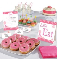 1st Communion Buffet Kit Pink