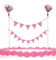 1st Communion Cake Picks Pink