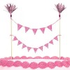 1st Communion Cake Picks Pink