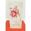 Red Rose Thank You Card