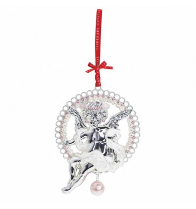 Pearl Cherub Christmas Decoration