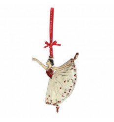 Sparkle Ballerina Christmas Tree Decoration - Tipperary Crystal