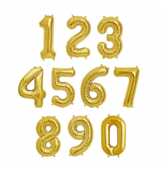 Number Balloon - Gold 34"
