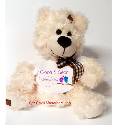 personalised wedding teddy bears