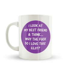 I Look At My Best Friend & Think.... Why The Fuck Do I Love This Eejit Mug