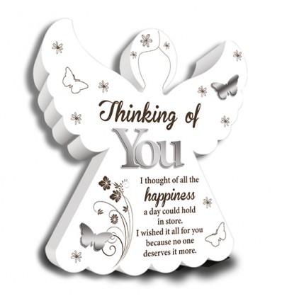 Thinking of You Angel Plaque