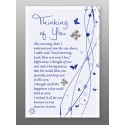 Thinking of You Glass Plaque