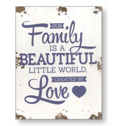 Family Wooden Plaque