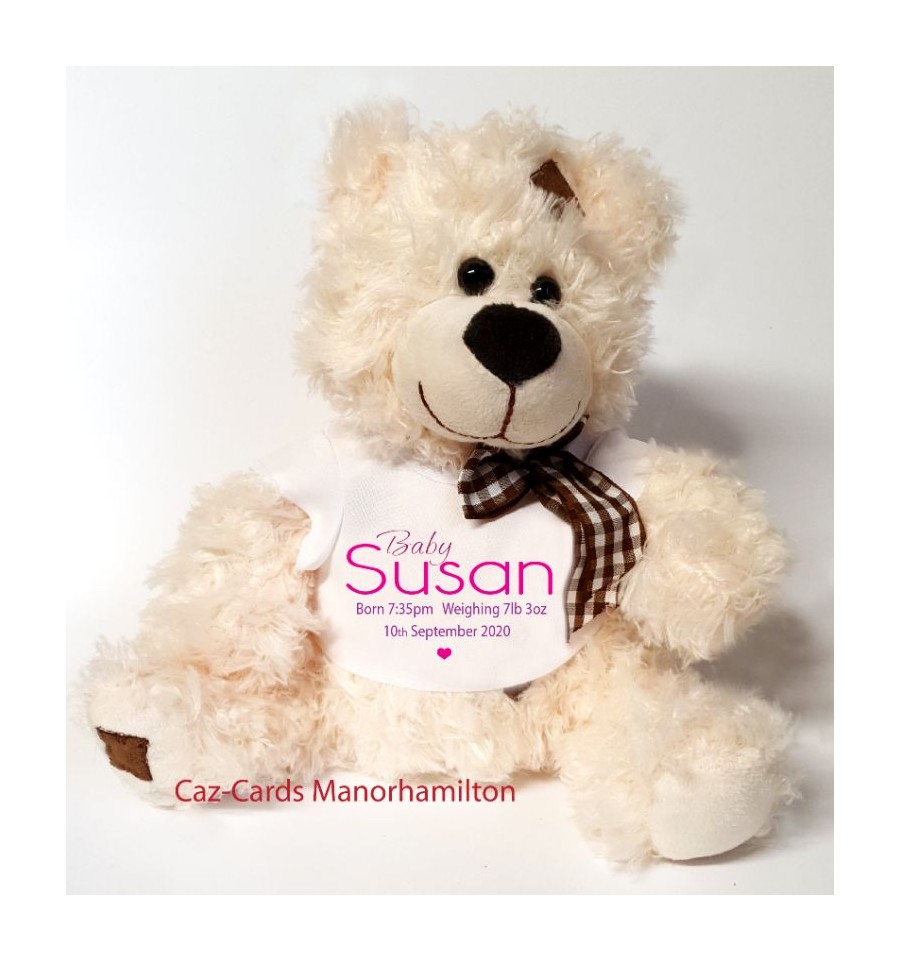 personalised teddy bears for babies