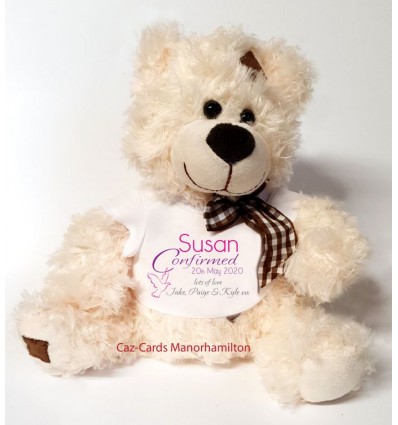CONFIRMATION Teddy Bear Personalised
