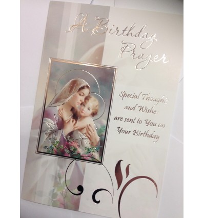 Birthday Prayer Card
