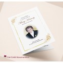 Gold Rose Funeral Mass Booklet