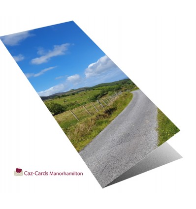 Road Through Irish Hills greeting card