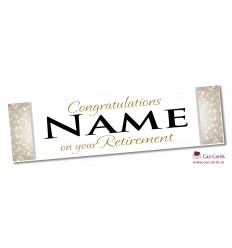 Stars Banner - Personalise with your wording