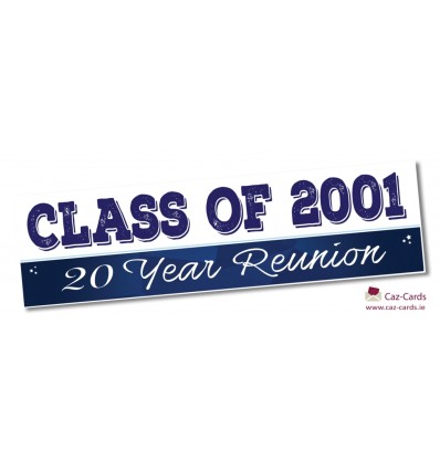 Reunion Banner - Personalise with your wording