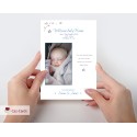 Baby Boy Personalised Photo Card