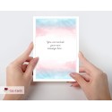 Your Own Personalised Message colourful card