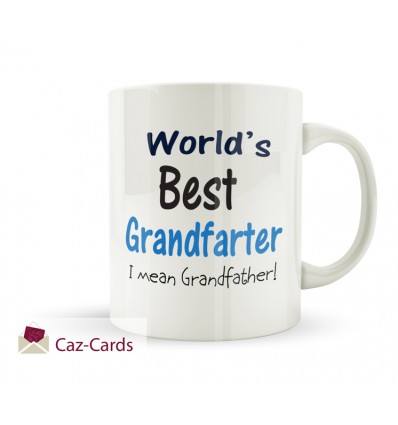 Worlds Best Grandfarter I Mean Grandfather Mug