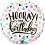 HOORAY ITS YOUR BIRTHDAY FOIL BALLOON 18 INCH