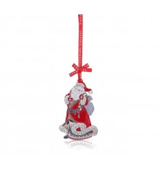 Santa Christmas Tree Decoration - Tipperary Crystal