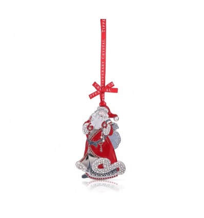 Santa Christmas Tree Decoration - Tipperary Crystal