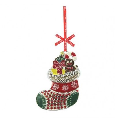 Sparke Stocking Christmas Tree Decoration - Tipperary Crystal