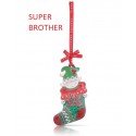 SUPER BROTHER Christmas Tree Decoration - Tipperary Crystal