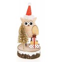 Wooden Owl Christmas Decoration