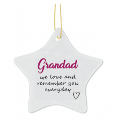 IN MEMORY OF Christmas Personalised Tree Decoration