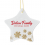 FAMILY NAME Christmas Personalised Tree Decoration