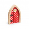 Irish Fairy Red Polka Dot Door