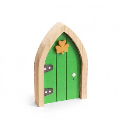 The Irish Fairy Green Shamrock Door