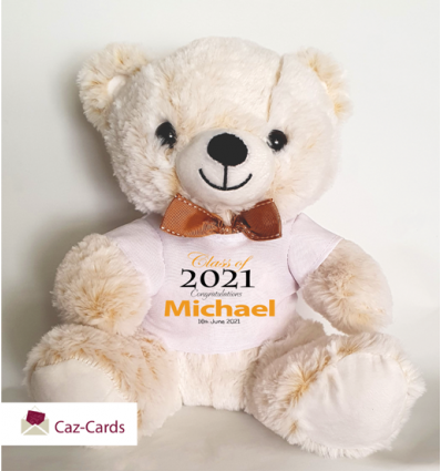 personalised graduation teddy bear