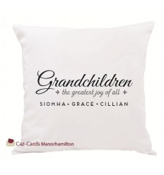 Personalised Grandchildren Cushion