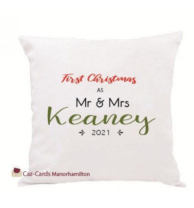 Christmas Mr & Mrs Cushion