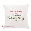 Christmas Mr & Mrs Cushion