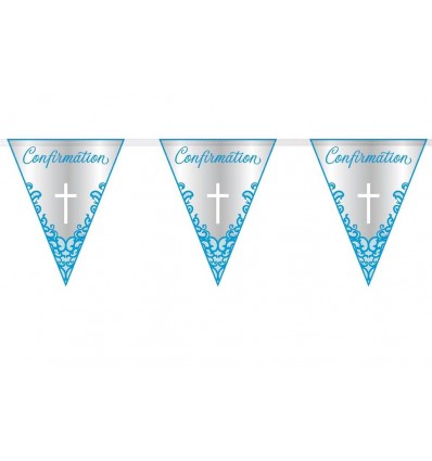 CONFIRMATION Bunting Blue