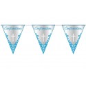 CONFIRMATION Bunting Blue 9ft