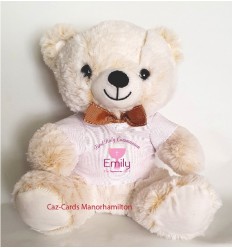First Holy Communion Personalised Teddy Girl