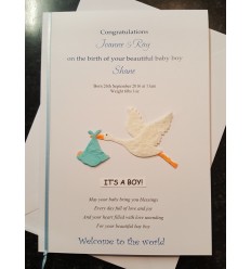 Baby Boy Personalised Card - 2