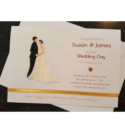 Wedding Personlaised Card - 1