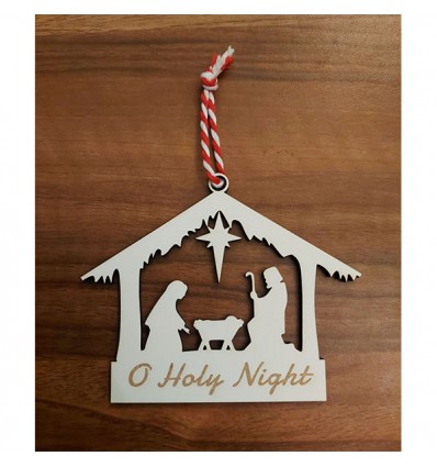 Nativity Christmas Wooden Decoration